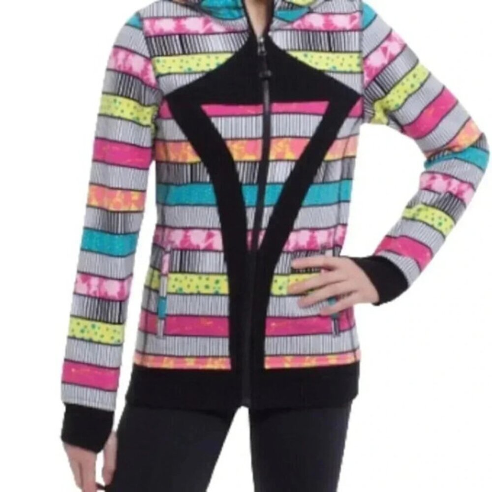 Lululemon Ivivva Full Zip Jacket Sweatshirt Colorful  Size 6